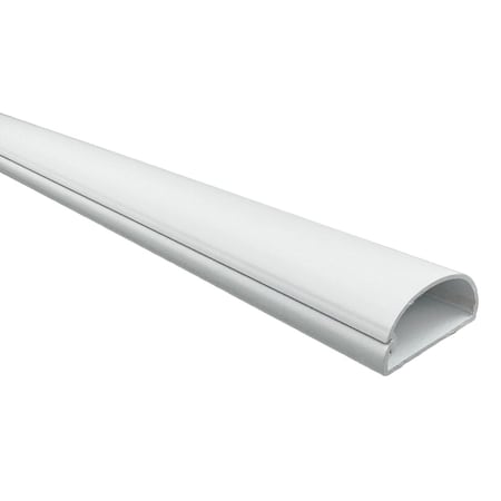 Kable Kontrol Cable Raceway, 1.2" W, 0.5" H, 60" L, White SM3055